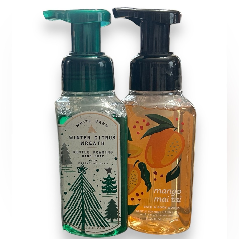 Bath and body works foam soap bundle